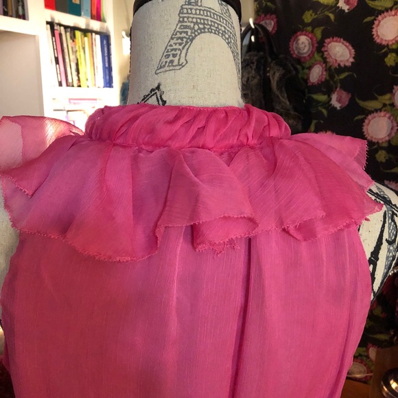 BNWT Women’s Ark & Co. Hot Pink Tank/Halter - Picture 6 of 9